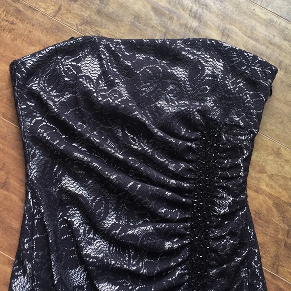 Laundry By Shelli Segal Dresses & Skirts - Black Lace Strapless Dress